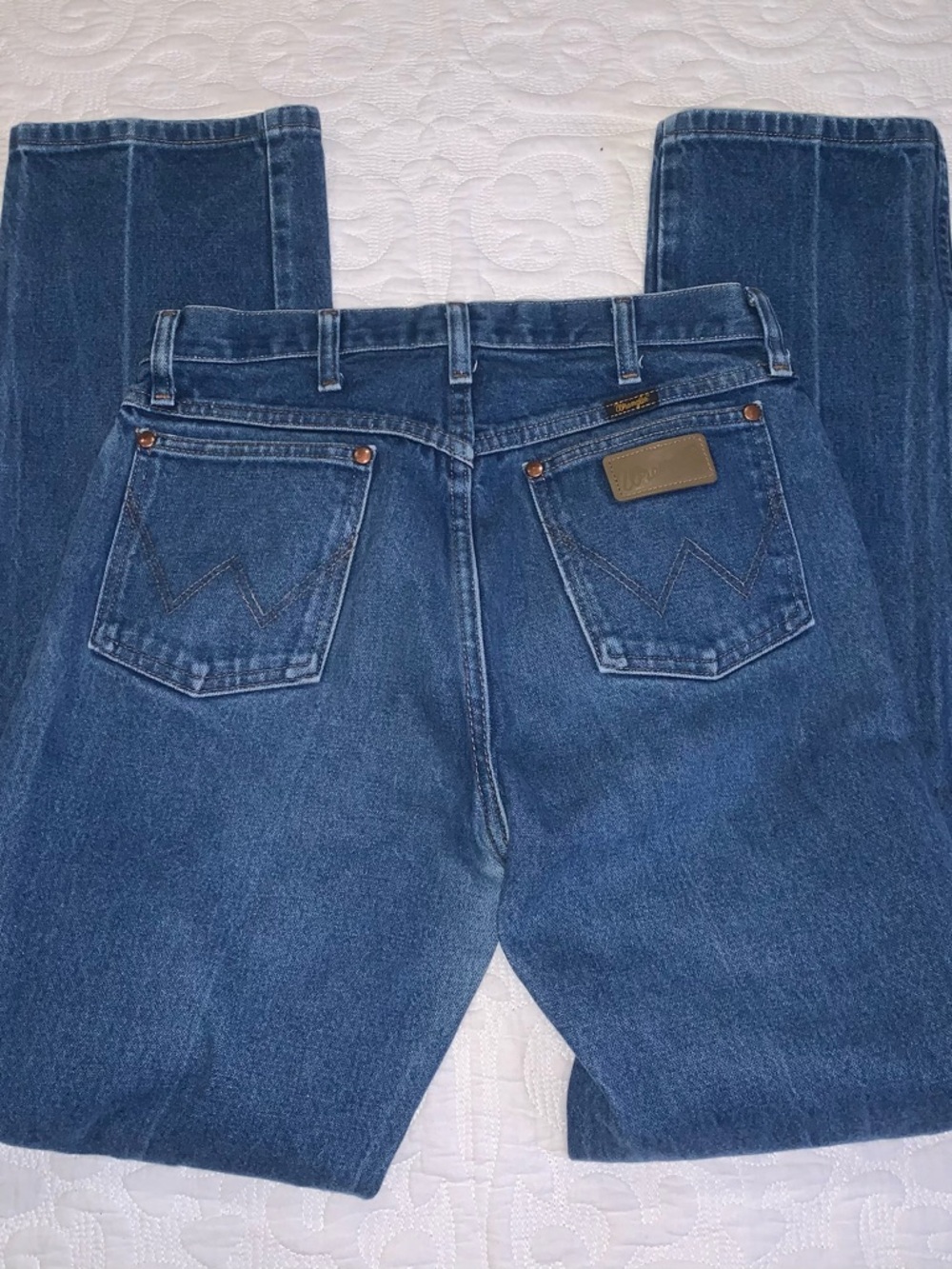 Wrangler A707 Men's Classic Dark Blue Straight Jeans 32 x 34